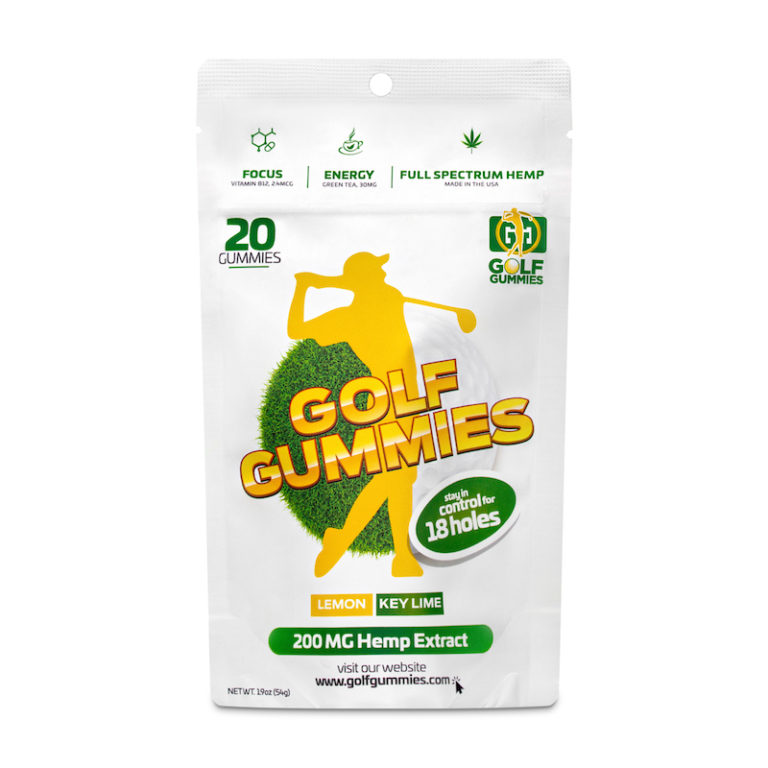 Golf Gummies Bag Front